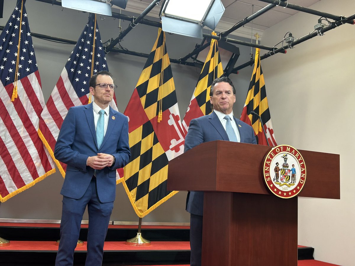 irit_skulnik's tweet photo. Republican senators in Annapolis discussed affordability, energy, the state’s budget, immigration and more as they held their last press conference before the legislative session concludes Monday. 

@CNSmd https://t.co/dtlRwrmoyH