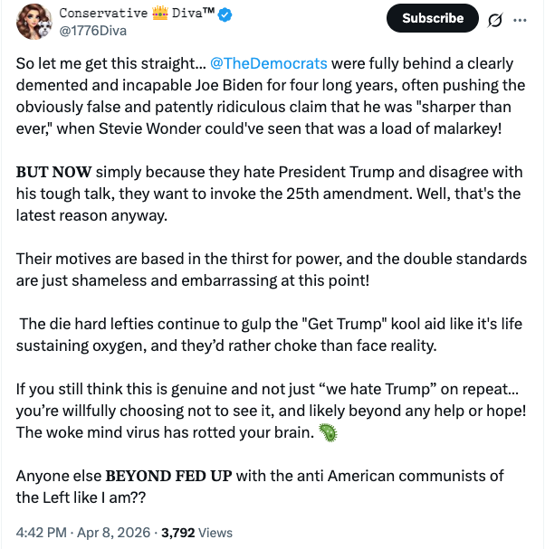 12Big2Rig's tweet photo. @1776Diva @TheDemocrats https://t.co/6fEAc4ZOgA https://t.co/CBRf40uT26