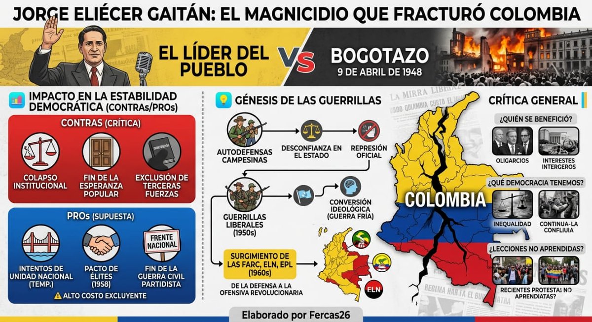 #ProvocaciónNeuronal. <a href="/infopresidencia/">Presidencia Colombia 🇨🇴</a> país de magnicidios y, siempre se repite la historia. #Fercas26. <a href="/petrogustavo/">Gustavo Petro</a> <a href="/mindefensa/">Mindefensa</a>