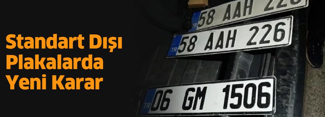 Standart Dışı Plakalarda Yeni Karar elazighaberkent.com/haber/27779456… 
#elazığ #elazığhaber