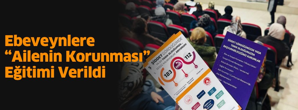 Ebeveynlere “Ailenin Korunması” Eğitimi Verildi elazighaberkent.com/haber/27779529… 
#elazığ #elazığhaber <a href="/elazigashim/">Elazığ Aile ve Sosyal Hizmetler İl Müdürlüğü</a>