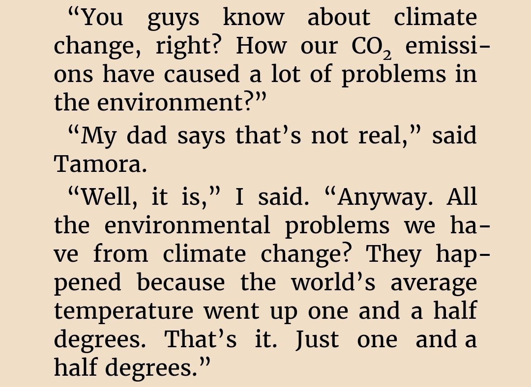 phisograph's tweet photo. @fandompulse Climate change is a political environmental problem - see how many institutions try to deny it. See how it trickles even in his own books! https://t.co/AGyBIKeQiX