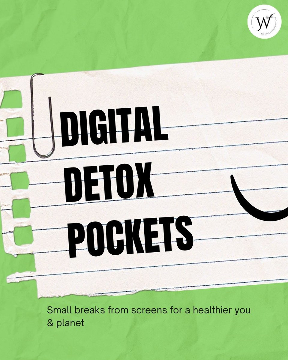 wisefolksFound's tweet photo. Sometimes, the best way to reconnect is to disconnect. 🌱 Digital detox isn’t just self-care—it’s a step toward mindful, sustainable living.
#DigitalDetox #MindfulLiving #SustainableLifestyle #ScreenFree #Wellbeing https://t.co/uZpukKgPBm
