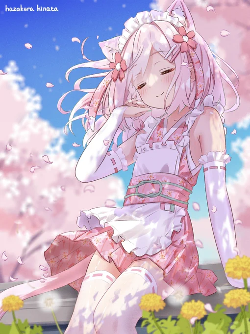 春爛漫! #イラスト