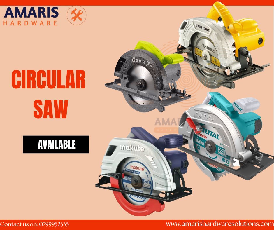 amarishardware's tweet image. Circular Saw Applications

1) Woodworking
2) Construction
3) Carpentry
4) Masonry and concrete
5) Landscaping

Call/WhatsApp us on 0799952555

#circularsaw #powertoolsaccessories #powertools