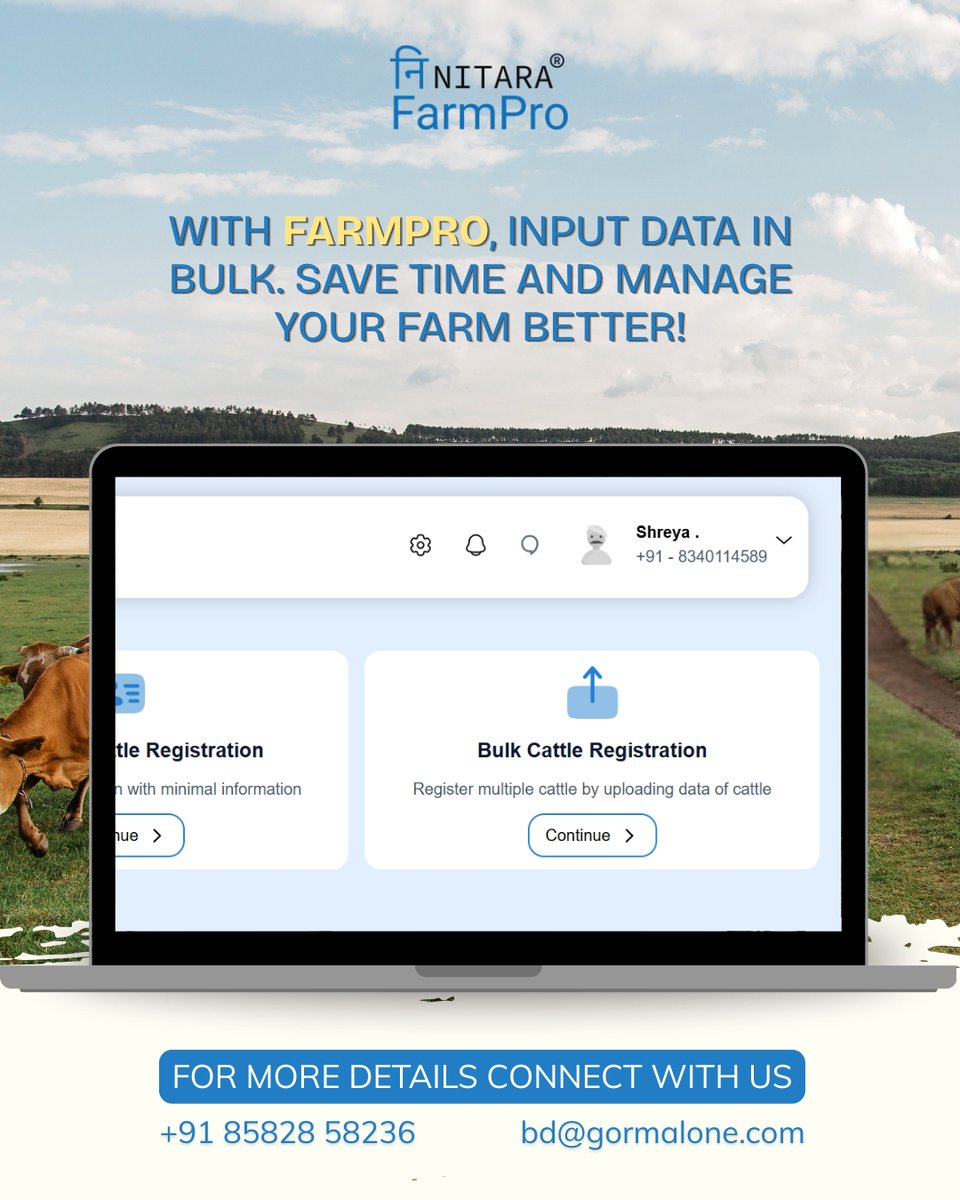 Nitara - Data-driven Dairying tweet media