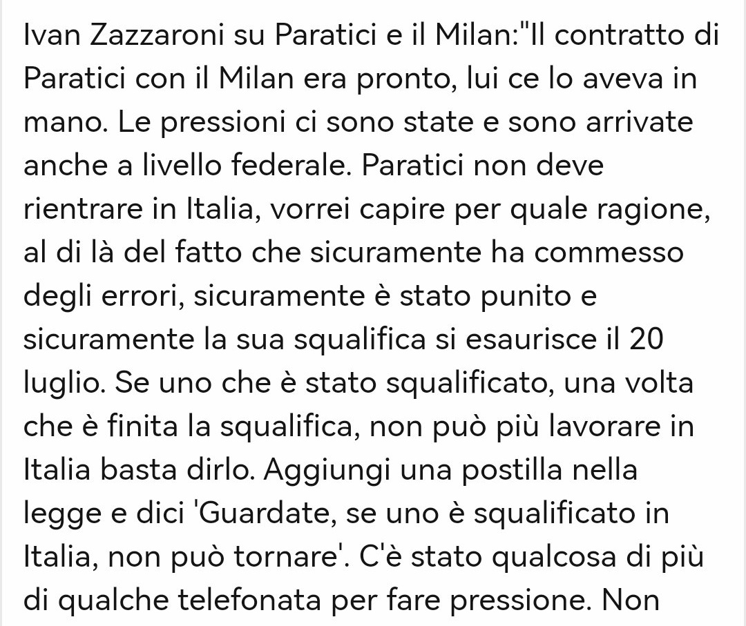 Piango Zazzaroni l'aveva raccontata esattamente com'era
Poi chissà, boh