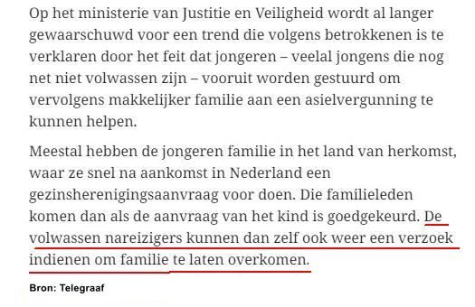 <a href="/Ingebor86819518/">Ingeborg</a> In het kader van de gezinshereniging kan de hele aanhang naar Nederland overkomen: vader, moeder, broertjes, zusjes, oma's, opa's, ooms, tantes, neefjes, nichtjes, etc.