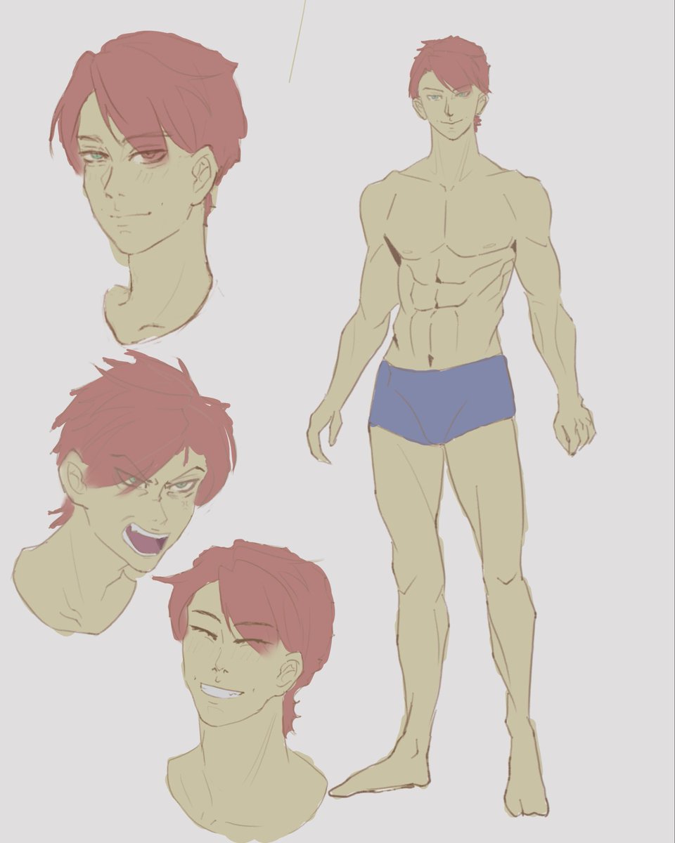 Cellinebingbong's tweet photo. Base color from one of my male character. His name is Phoebe.
6’0 feet
75kg
#digitalarwork #Sketch #Basecolor #Male #Body https://t.co/H4ibXp7RPy