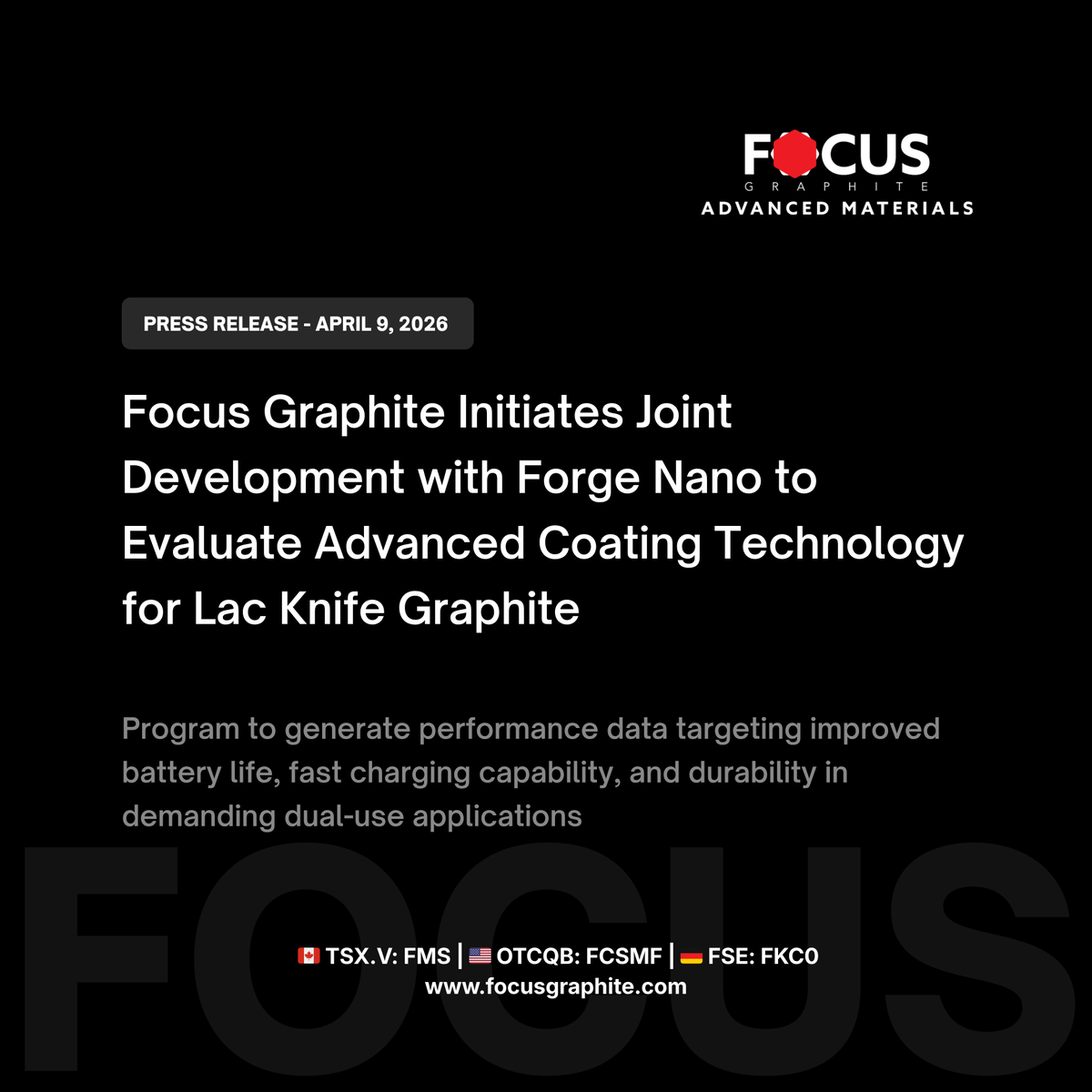Focus Graphite Inc. tweet media