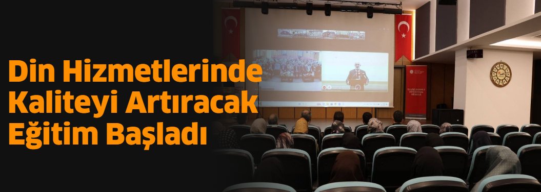 Din Hizmetlerinde Kaliteyi Artıracak Eğitim Başladı elazighaberkent.com/haber/27779702… 
#elazığ #elazığhaber