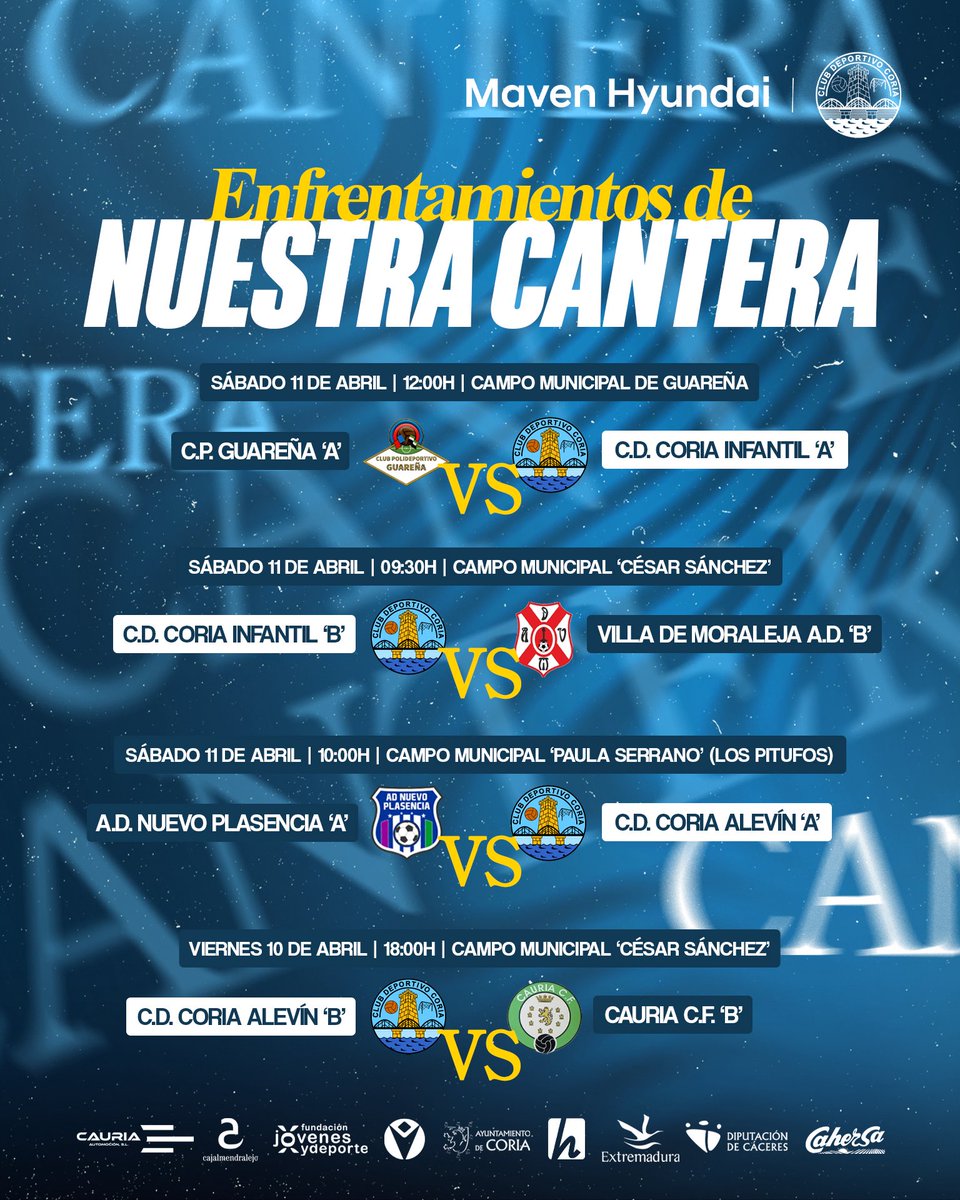 Escuela de Fútbol Base CD Coria tweet media