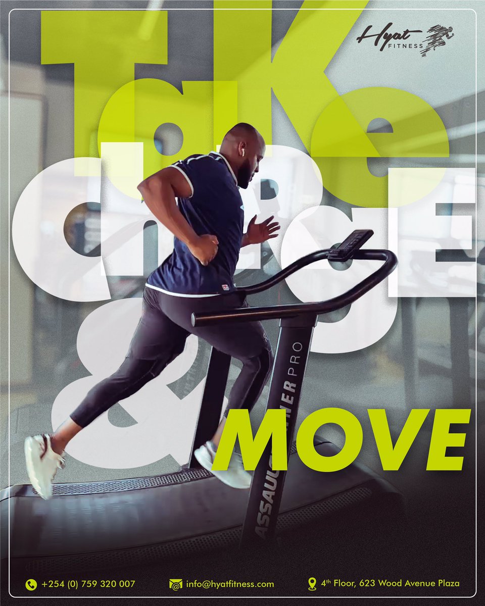 hyatfitness's tweet photo. TAKE CHARGES AND MOVE. IT’S A BIG WORLD, GO RUN IT!

Your genuine desires – whether they involve, a passion, a need or a pursuit – are your heart’s authentic calling.  Take your first courageous step towards it. Then let the universe do its thing.

#hyatfitness #Nyandarua https://t.co/36Na66ShS2