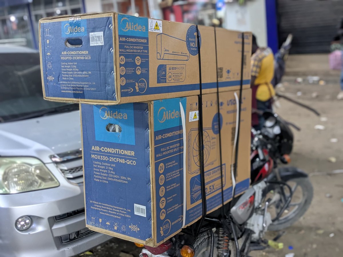 Merina_Store255's tweet photo. Midea 2HP Inverter Air Conditioner

Get yours today at only Tsh 1,550,000

Inverter technology
Powerful cooling performance
Reliable &amp; durable

●Free Delivery Available
●Free Installation on all AC units

Call/WhatsApp: +255652325215

Stay cool. Live comfortable. https://t.co/MIsOpjL7j9