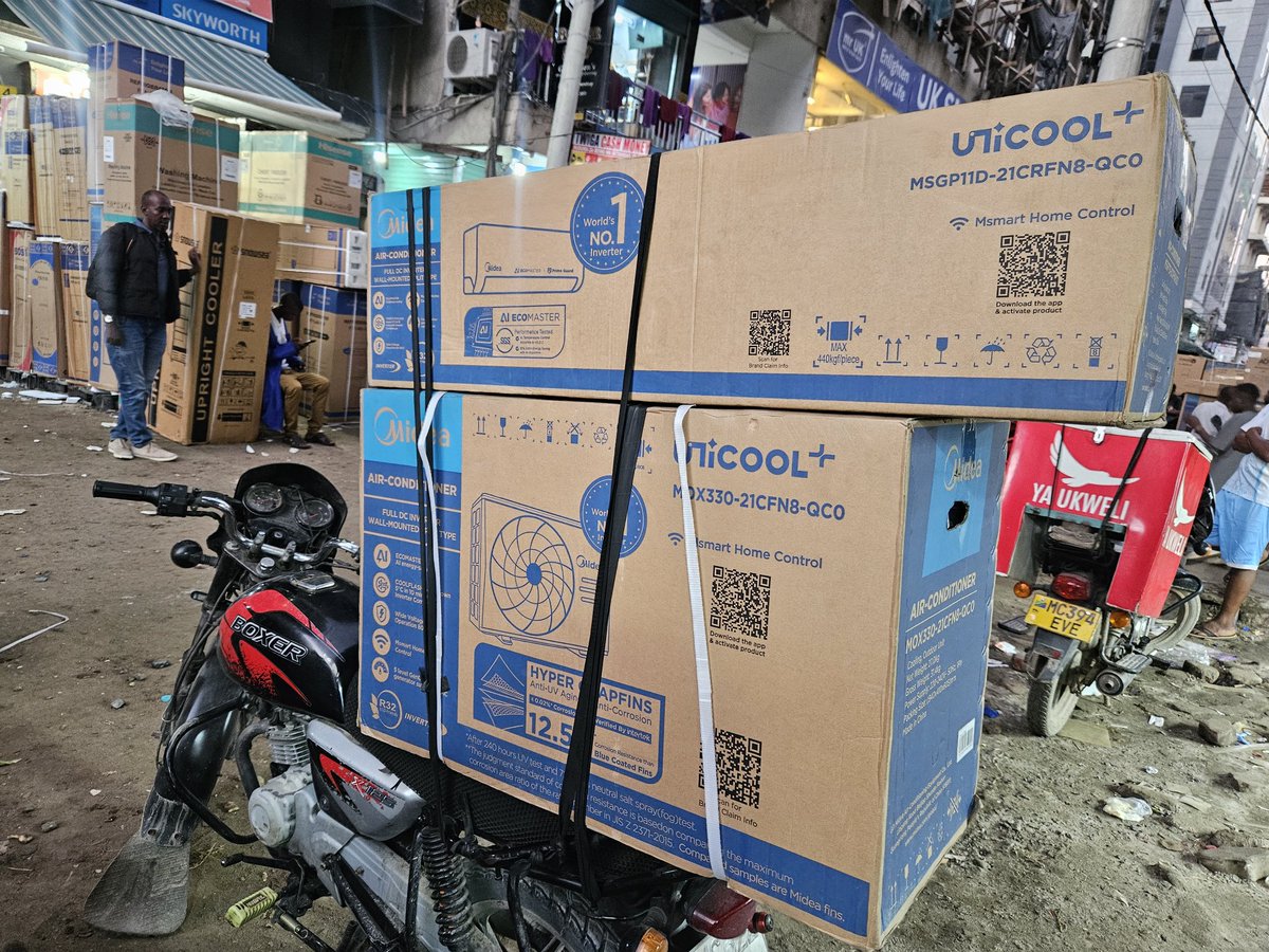 Merina_Store255's tweet photo. Midea 2HP Inverter Air Conditioner

Get yours today at only Tsh 1,550,000

Inverter technology
Powerful cooling performance
Reliable &amp; durable

●Free Delivery Available
●Free Installation on all AC units

Call/WhatsApp: +255652325215

Stay cool. Live comfortable. https://t.co/MIsOpjL7j9