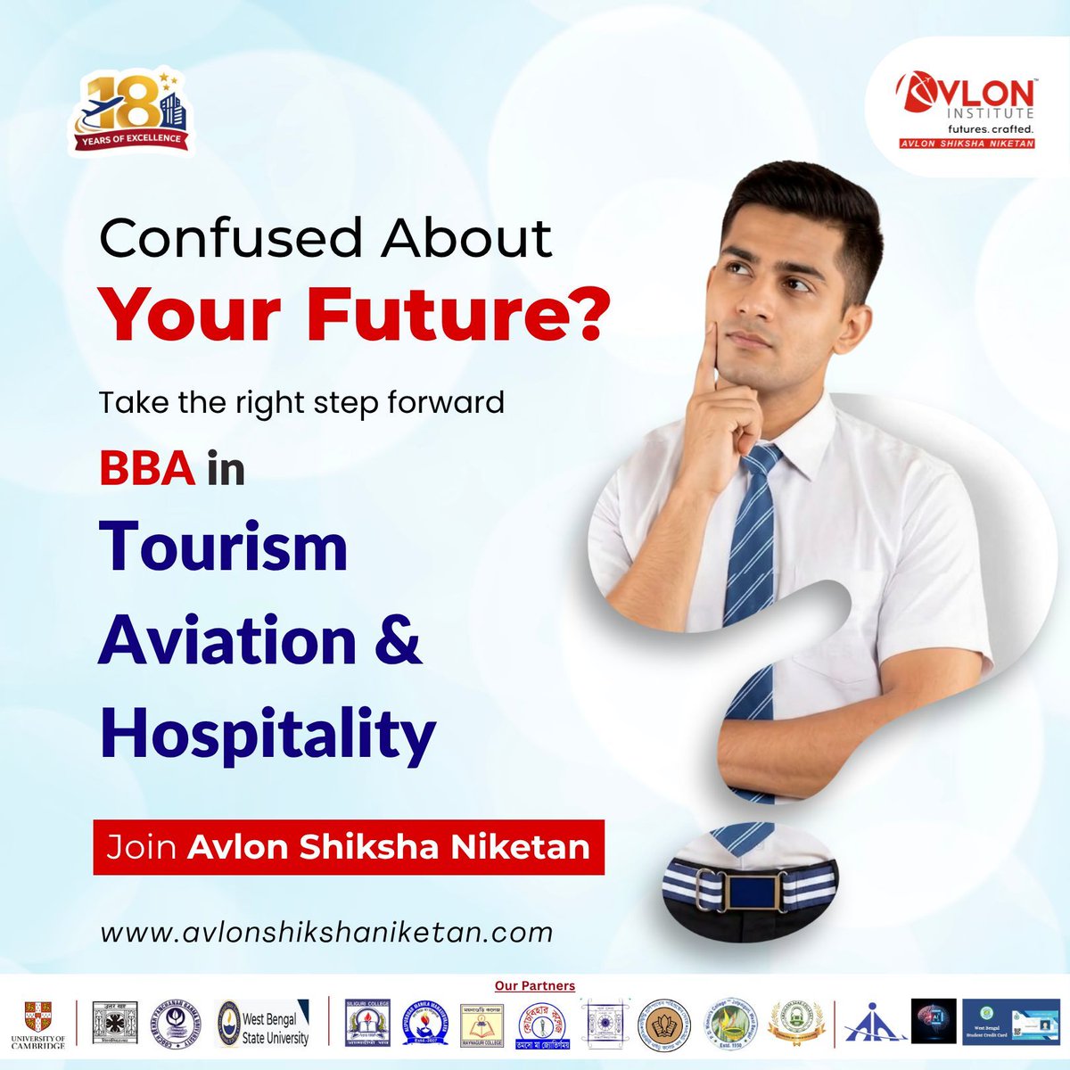 AvlonInstitute's tweet image. Confused about your future? You’re not alone
But the right decision can change everything

🎓 BBA in Tourism, Aviation &amp;amp; Hospitality
🚀 Take the first step today

#ConfusedAboutFuture #CareerGuidance #BBAAdmission #AviationCareer #HospitalityCareer #TourismCareer #AvlonInstitute