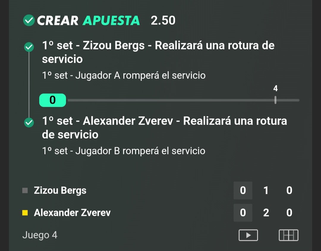 Apuestas de Tenis tweet media