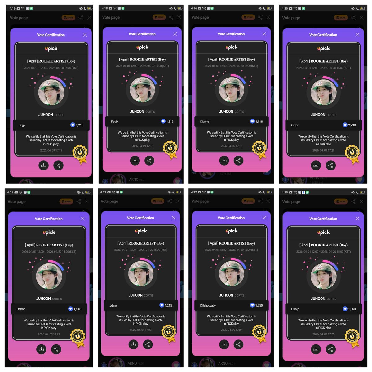 KPOP IDOL VOTE tweet media