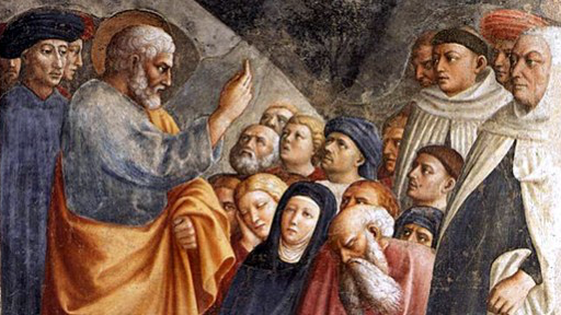 FrEmJay85's tweet image. On Thursday within #OctaveOfEaster, #StJohnChrysostom ponders #Acts 3:18, “As he had been hard on them and had shown that he whom they crucified had risen, he now relaxes, by giving them the power of repentance: “And now…” #Catholic #Dailymass patrolo.gy/58k