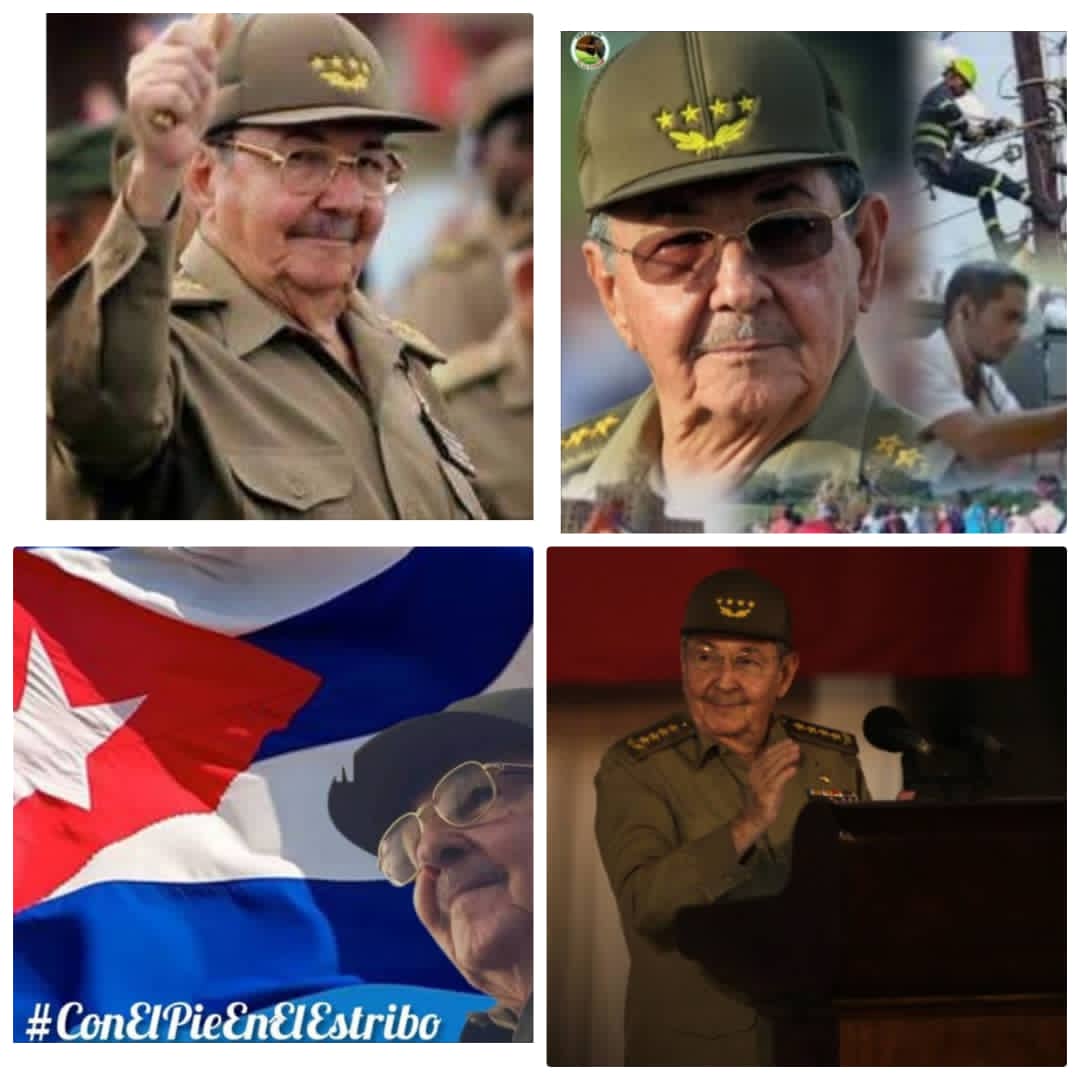 👉Si de algo debe estar claro el imperialismo es que como dijo nuestro General de Ejército Raúl Castro:
“ Nadie lo dude, nuestro pueblo sabrá dar la pelea, y en la primera línea estarán los mambises de hoy".  
#95DeRaúl
#CubaEstáFirme
#ConElPieEnElEstribo
