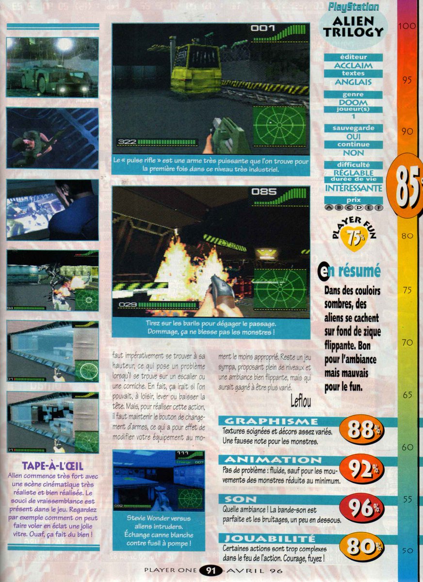 AllmightoFranky's tweet photo. #Nostalgeek,on poursuit le feuilletage du #PlayerOne d'avril 1996 il y à 30 ans!Les tests de #AlienTrilogy et #ShellShock sur #Playstation pour commencer!! #retro #retrogaming #oldschool #80s #90s 1/5 https://t.co/RJd9neZ6vo