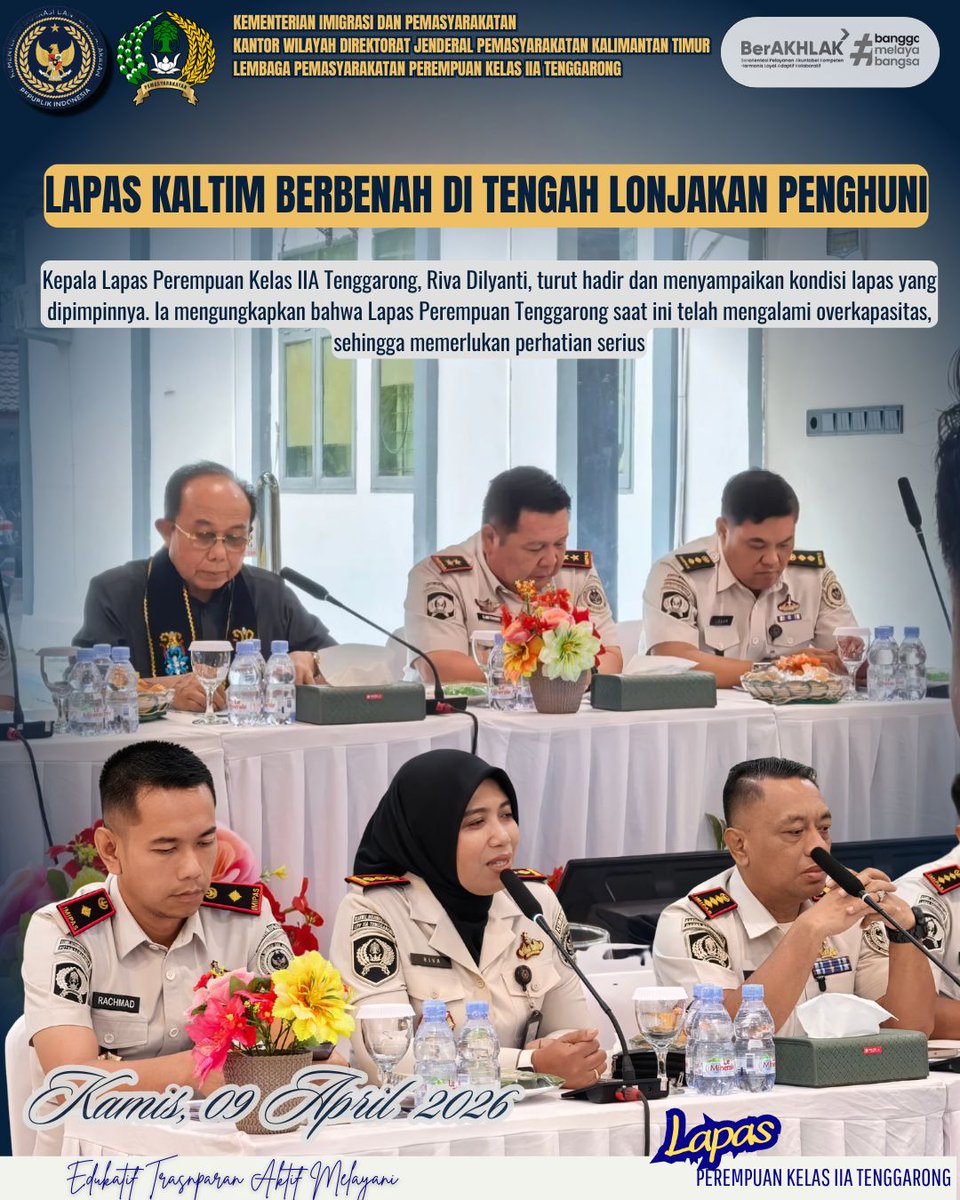LppTenggarong's tweet image. Lapas Kaltim Berbenah di Tengah Lonjakan Penghuni

#kemenimipas
#guardandguide
#ditjenpas
#pemasyarakatan
#PembinaanWBP
#keamanan