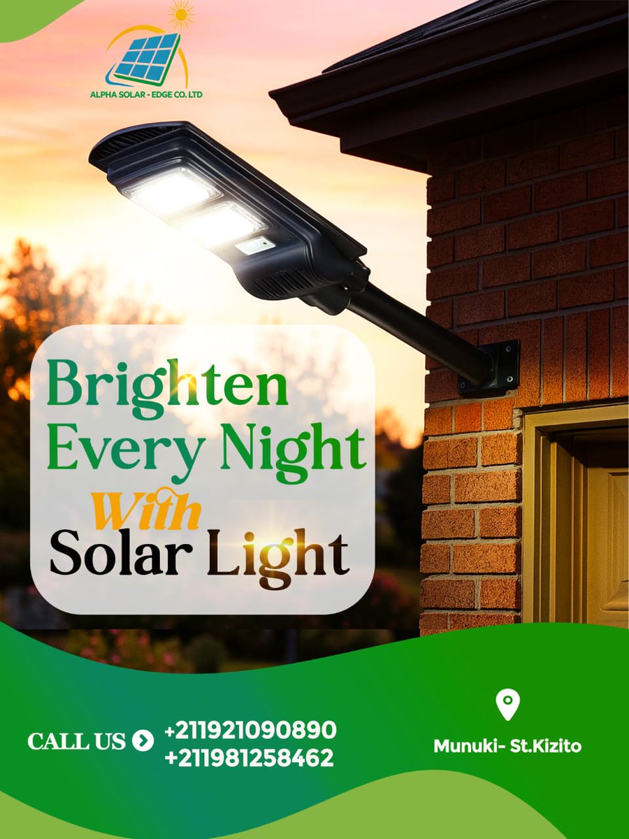 alphasolaredge's tweet photo. Light up the night, powered by the sun! 🌞💡 Our 200W Solar Security Light delivers brighter protection, zero electricity bills, and peace of mind for your home or business.

Order yours today and enjoy reliable 50% discount on our solar-powered security!

#SolarPower https://t.co/aFNdPVpXSE