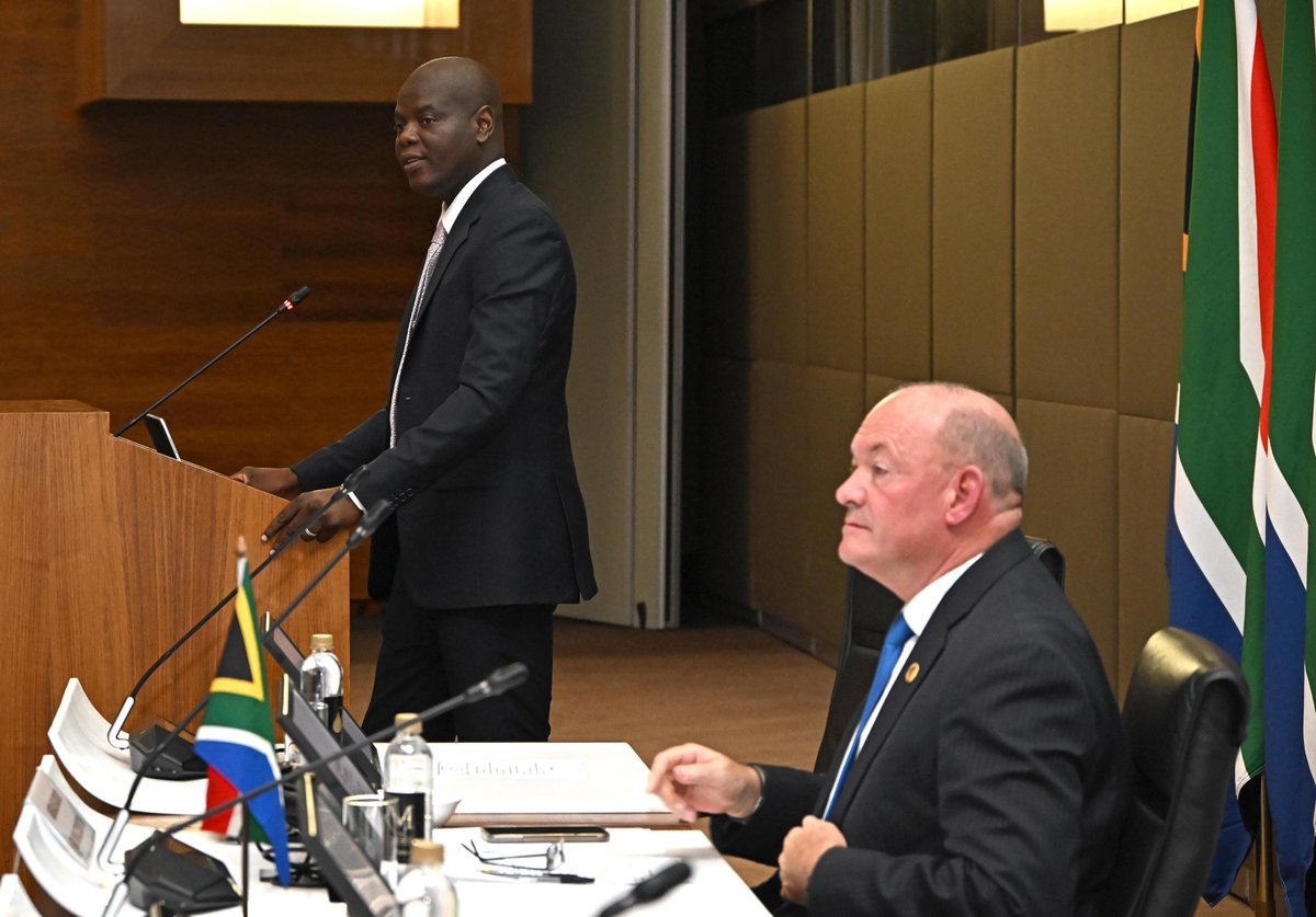 DIRCO_ZA's tweet photo. PHOTOS | Minister Ronald Lamola Address Resident Heads of Missions - Asia and Middle.
"A better tomorrow is possible".
Listen to the opening remarks | https://t.co/DWSWBnMwob
#UbuntuRadioZA
📷: Jacoline Schoones/DIRCO #DIRCO https://t.co/uCVQ7fcMe0