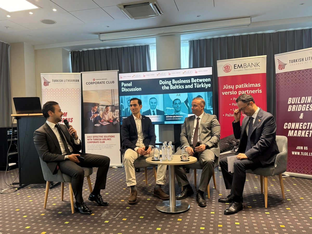 TC_VilniusBE's tweet photo. Türk-Litvan Ticaret Odası (TLCC) @trltcc ve European Business Network (EBN) ortaklığında Vilnius’ta düzenlenen “Türkiye-AB İşbirliği: Baltık-Türkiye Ekonomik İşbirliğinin Güçlendirilmesi” başlıklı foruma katıldık.

Litvanya ve Türkiye’deki yatırım ortamı ile iş yapma kolaylıklarının ele alındığı bu verimli organizasyonun gerçekleştirilmesinde emeği geçen herkese ve katılım sağlayan Türk ve Litvan dostlarımıza teşekkür ederiz. 🇹🇷🤝🇱🇹