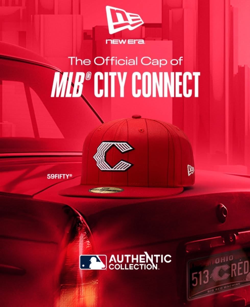 RedsFan_Brandon's tweet image. It looks like the #Reds new City Connect hats have dropped. The full uni is supposed to be revealed today.