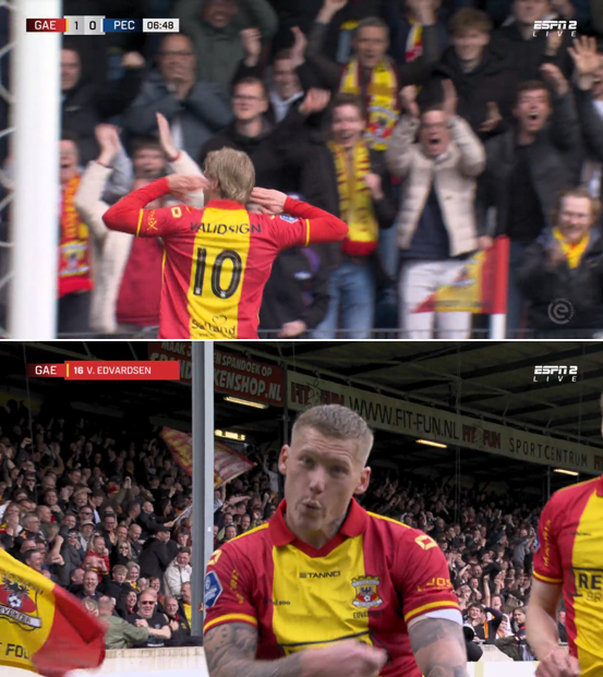 Foet247Benelux's tweet image. After a lengthy delay to the game, Go Ahead Eagles comfortably defeated PEC Zwolle 5-0. #gaepec