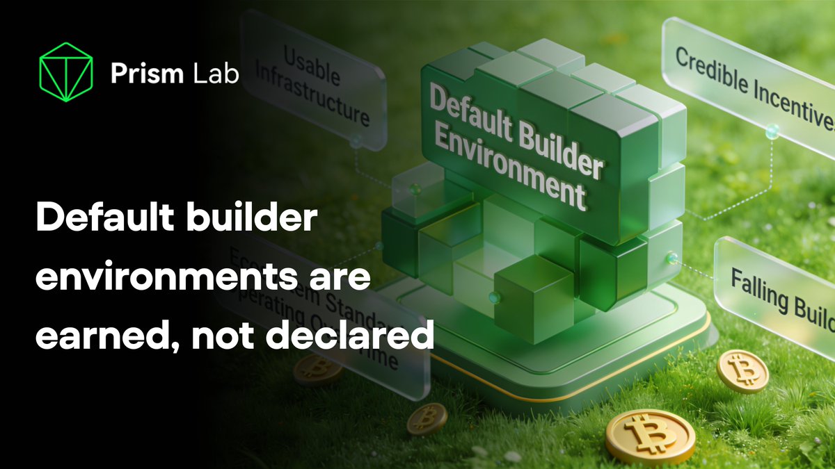 Prism_Lab_'s tweet photo. Very few ecosystems earn the right to become a default environment for builders.

That only happens when infrastructure is usable, incentives are credible, and the cost of building keeps falling.

This is the standard that matters over time.

#PrismLab #EcosystemGrowth #ENI https://t.co/OVrpiT4w3r