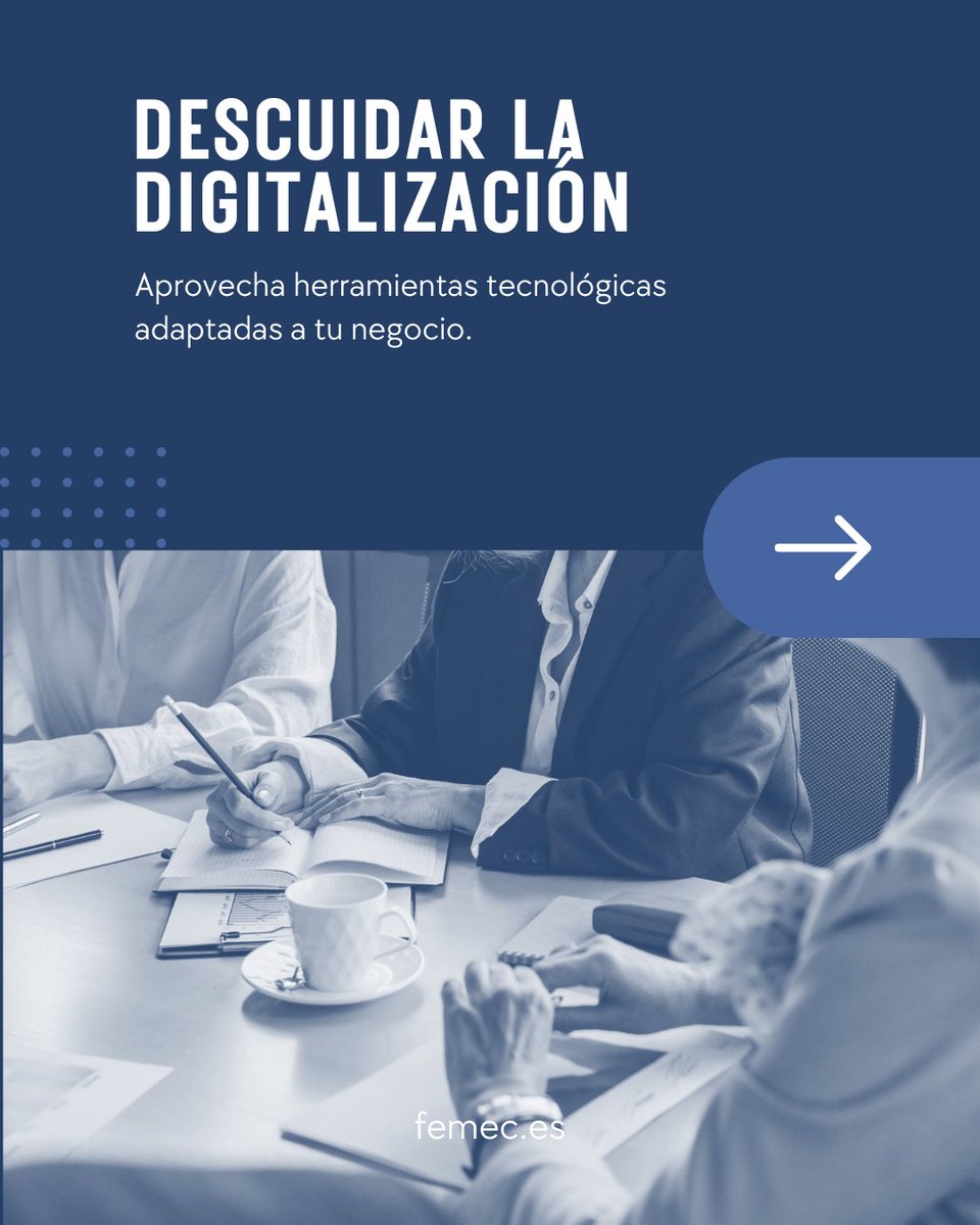 FemecMerida's tweet photo. Gestionar una pyme no es tarea fácil, y a veces pequeños errores pueden frenar tu crecimiento.
FEMEC ayuda a nuestros socios a evitarlos y a avanzar con estrategia.
✅ Con planificación, formación y asesoramiento, tu pyme puede crecer. 💪🏽 https://t.co/wshHwjDsCg