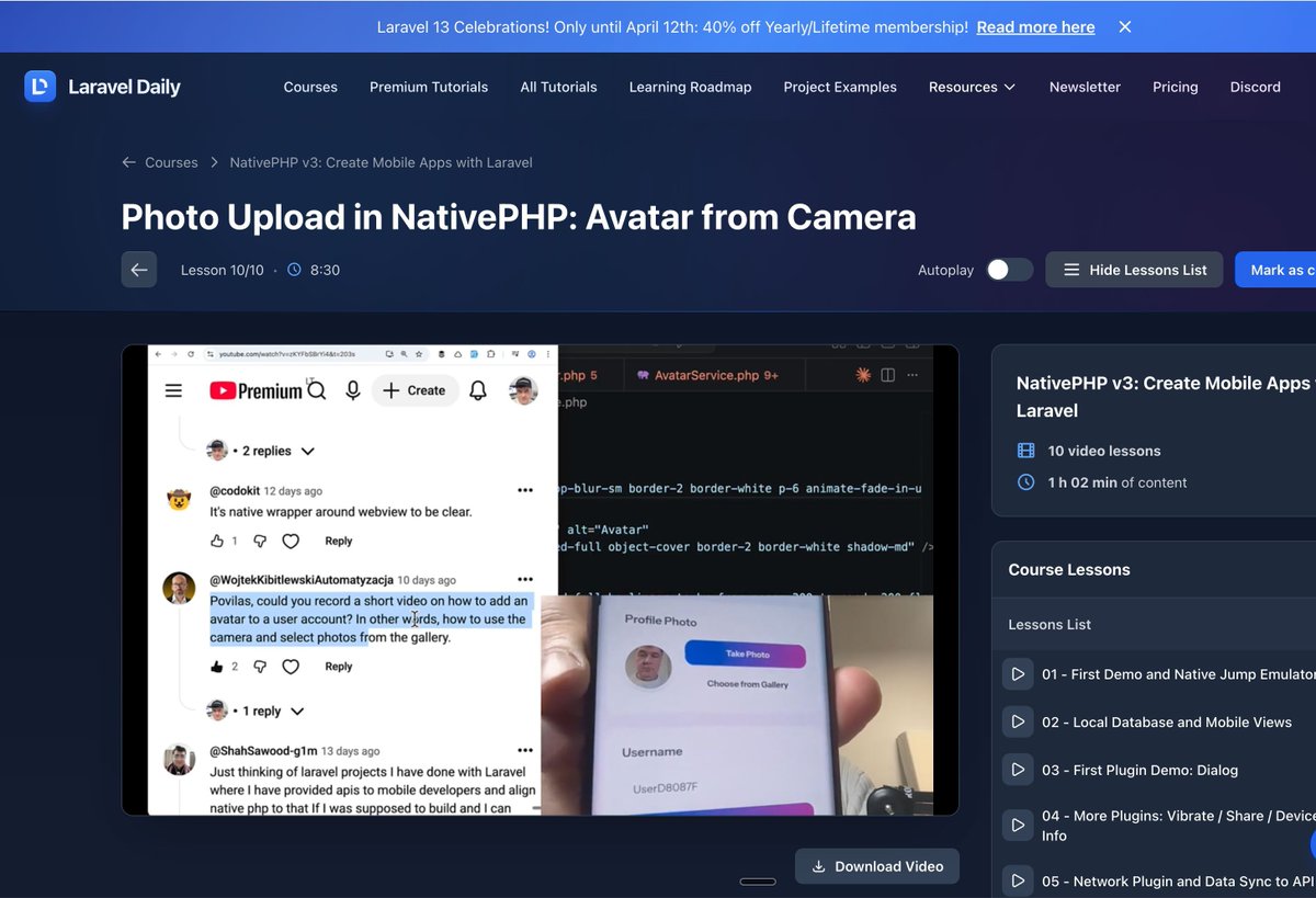 Povilas Korop | Laravel Courses Creator & Youtuber tweet media