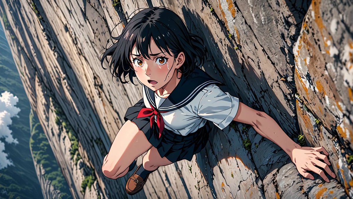 ai_illust_akira's tweet image. #AIアシストアニメ
#AIアニメ
#Karma

「Day one」おまけ

1、アンナ、どういう状況？？
2、屋上で集合写真
3、4、
画風は2パターンで作っている
シリアスに見せたい所と通常時。