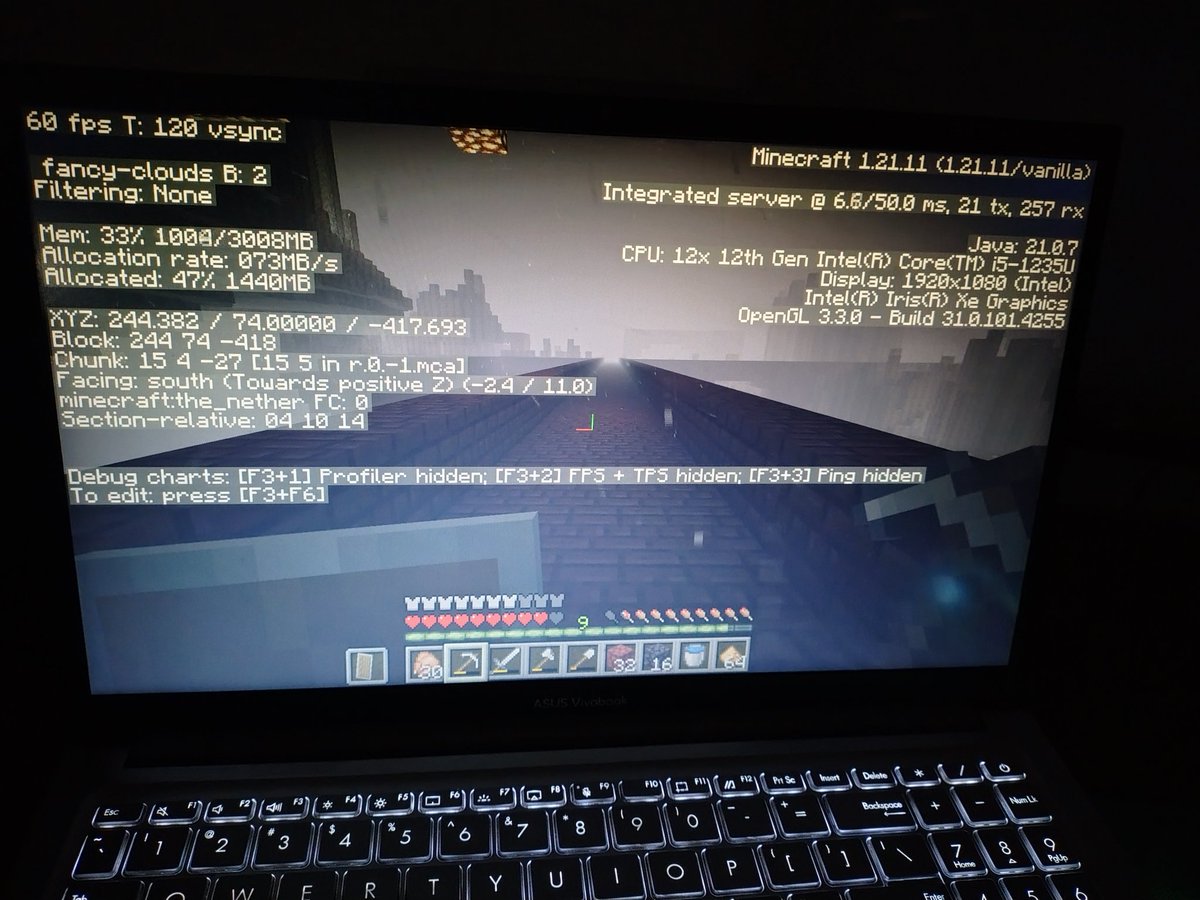 NcyFex's tweet photo. I was recording a minecraft video but after arriving in black fortress I died lol. #minecraft #gamingvideos https://t.co/PTaZppiVzk