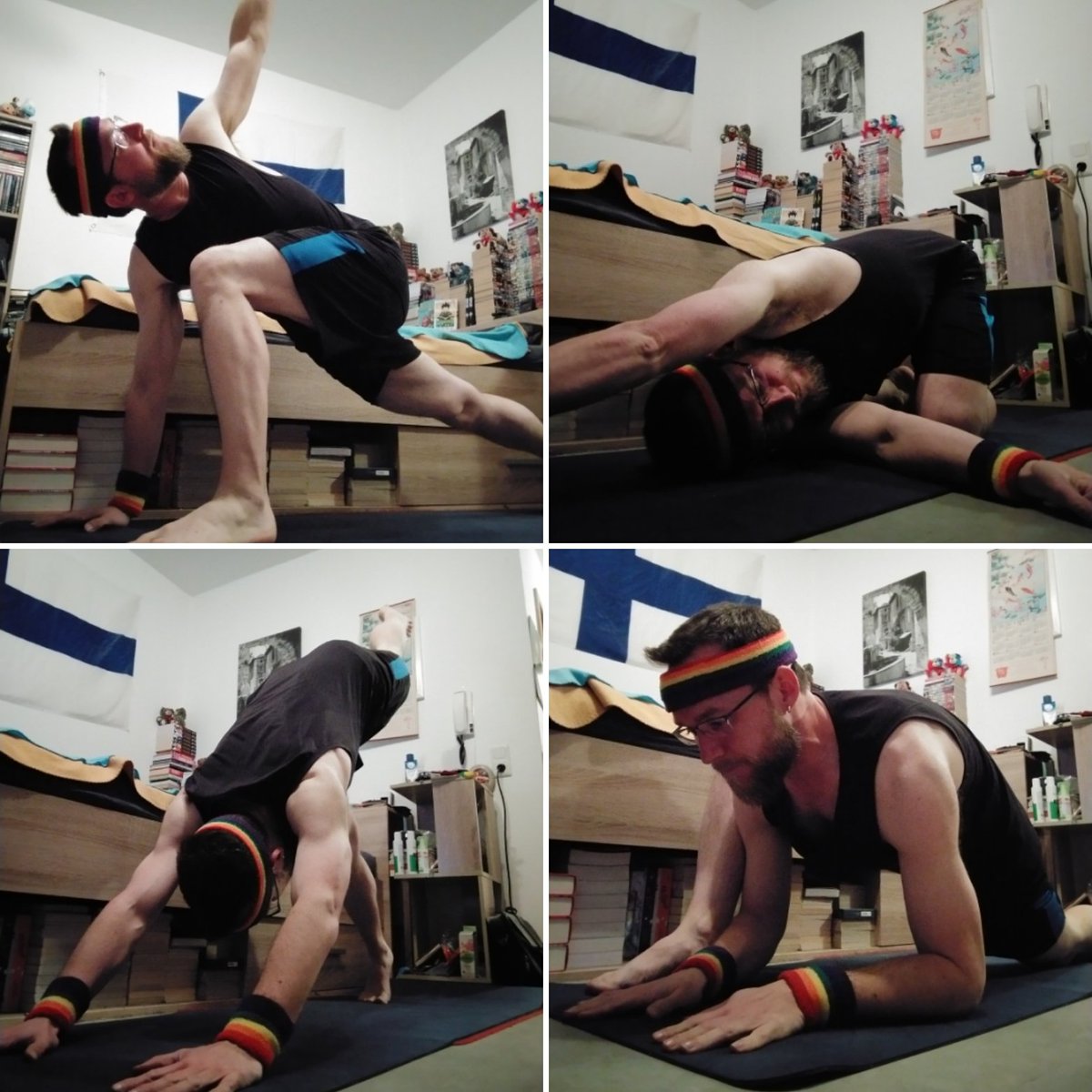 HIMzone666NetMs's tweet photo. Lots of Yoga Challenge
(08.04.2026)
by #YogaMitMady
#yoga #balance #stretch #meditation #simplygood #gay #lesbian #straight #queer #SpiceBoy #sportyspice #Peace #NoWar #westandwithukraine #freeiran #beardgang #chesthair https://t.co/T1vN5egJTc