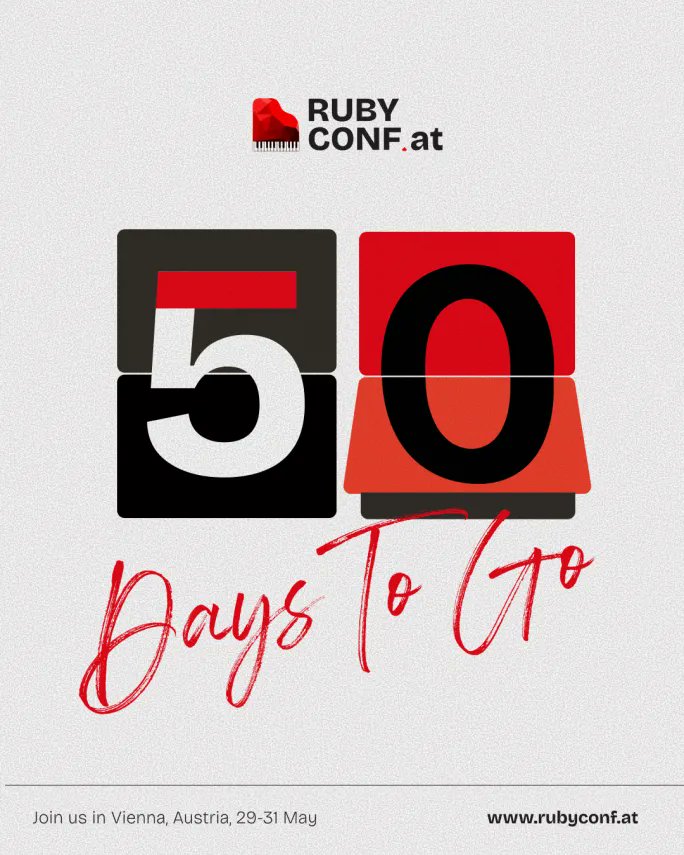 RubyConf Austria tweet media