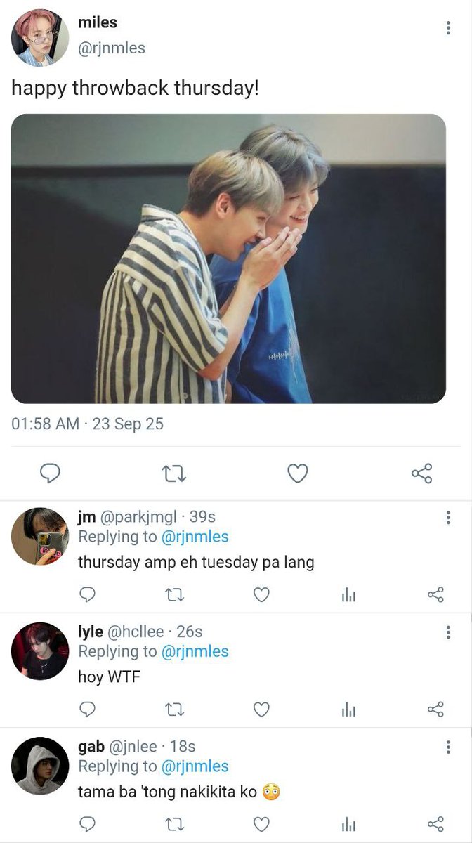 throwback, 

— when lyle's friend posted a throwback photo just to tease him but little does they know that it will lead to something— a comeback, specifically.

a #nahyuck mini au.