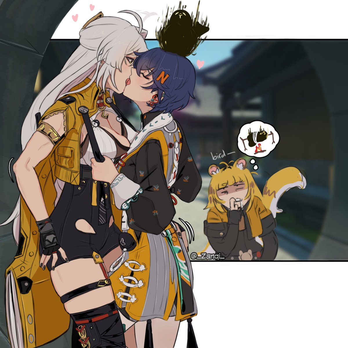 _Zanqi_'s tweet image. How to kiss tall ppl ft. Belle
#Bellezzz #belle #zzzero #yibelle #Yixuan