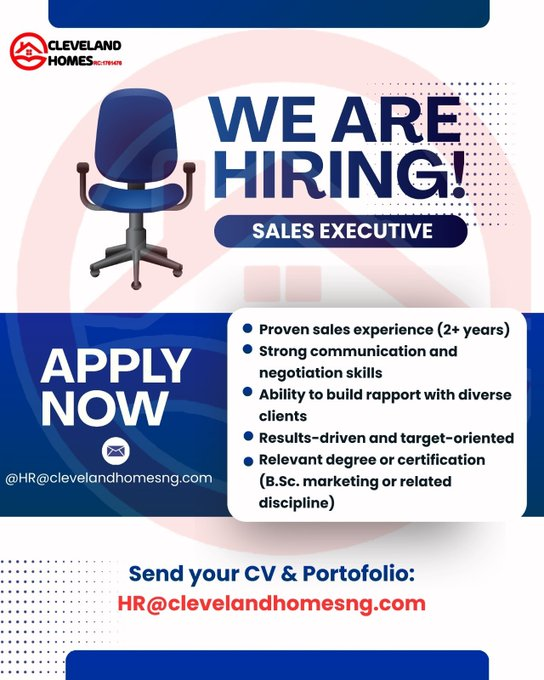 ibeedot's tweet photo. A real estate firm located in Jabi, FCT Abuja has multiple opening for the role of sales executive. @Pejuola_a @bsong_HR @DgenzhrHub @Qu_Estique @MeetJMB @Jovial_doctor @ABUJAPLUG @abujastreets @wakawaka_doctor https://t.co/SHMDFfV8f7