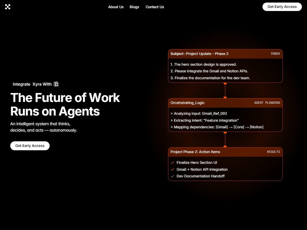 shashi_ala's tweet photo. Hero Section for a AI Agent Website. https://t.co/K1AMaSIX41