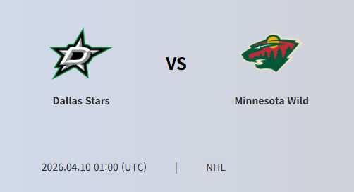 mariocapCh's tweet photo. Dallas Stars vs Minnesota Wild

2026-04-10 01:00 UTC

The matchup projects as a low-tempo, defensively oriented game, with both teams prioritizing structure and limiting mistakes. This typically results in...

Read More MARIOCAP TIPSTER
https://t.co/aUhPDFX9Hu https://t.co/U2BHXxpMmC