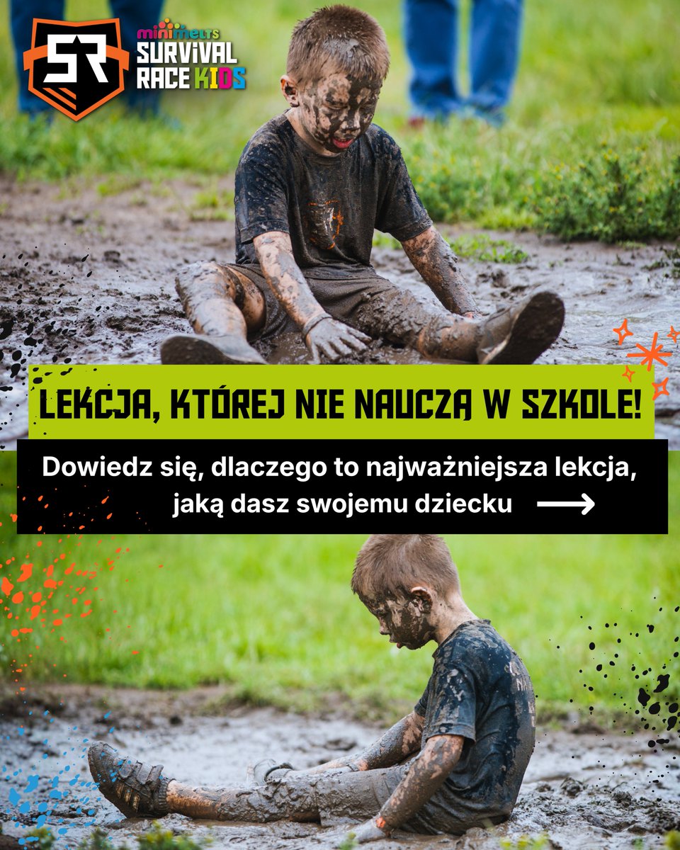 SRkidsPL's tweet photo. Zastanawiasz się, jak nauczyć dziecko pewności siebie, wytrwałości i współpracy? Możesz o tym opowiadać godzinami... albo pozwolić mu to przeżyć na trasie Survival Race Kids! 🔥

To nie jest zwykły bieg z przeszkodami. To szkoła charakteru, w której oceny wystawia uśmiech na brudnej buzi i duma z pokonania własnych słabości.🏅🚀

🎟️ ZAPISY TRWAJĄ!
Nie czekaj, aż zabraknie miejsc w falach. Wybierz miasto, zapisz swoje dziecko i zacznijcie odliczać dni do wielkiej przygody!

👉 Link do zapisów: https://t.co/5TgmE05xHF