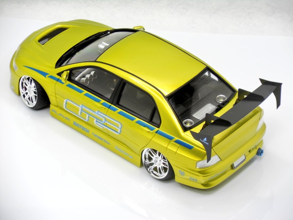 princegorilab's tweet image. ワイスピ2のランエボ…のパチモンが堂々完成で～す😉

本家はVIIなのでVIIIのこれはどこまで行ってもパチモンですw

#ハイキューパーツ さんのデカールを使って、拘って作ったので、パチモンでもかなり気に入ってます😆

#124scalemodel #jdm #evo8
#fastandfurious
#PrinceGorillaWorks