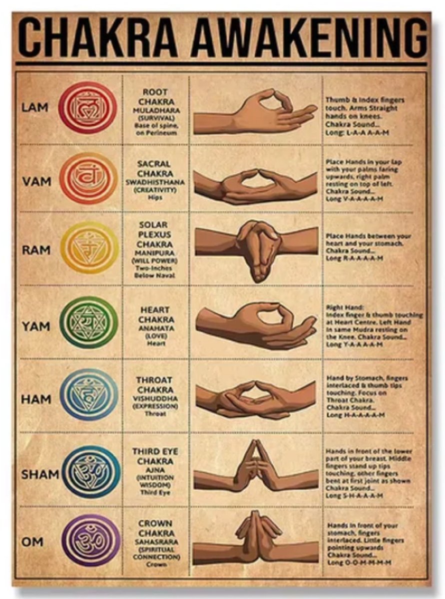 Most People Know The Word Chakra…
But Very Few Truly Understand How Each Energy Center Shapes The Way You Feel, Think, Speak, Love, And Perceive Reality. 👁️✨

This Is Not Just A Poster.
It Is A Map Back To Inner Alignment, Balance, And Higher Awareness. ⚡️

Awaken What Has Been