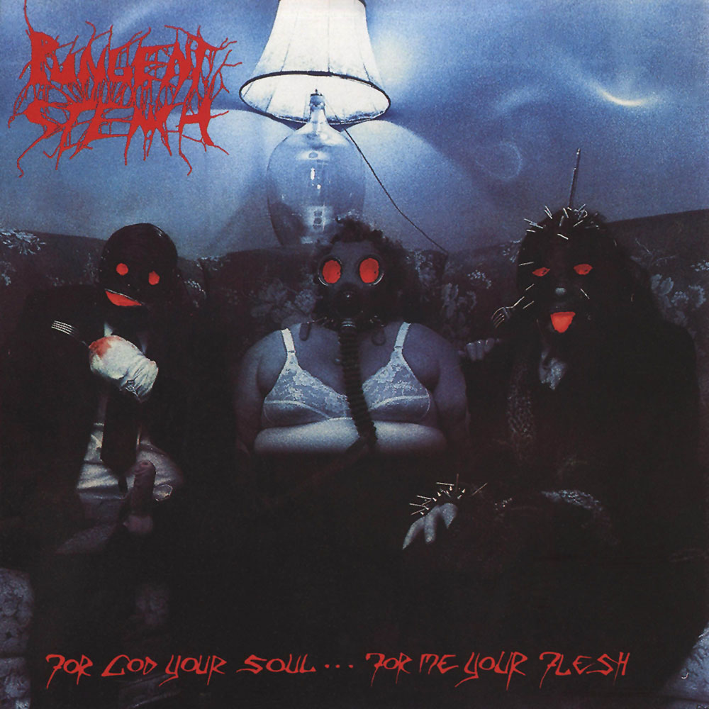 DMTMPromo's tweet image. April 9th, 1990 Pungent Stench released album: For God Your Soul... for Me Your Flesh. 
#deathmetal 🇦🇹
• Martin Schirenc - Guitars, Vocals.
• Jacek "Pitbull Jack" Perkowski. Bass
• Alexander "Rector Stench" Wank - Drums.
Stephan Grujic - Producer, Engineering.
Nuclear Blast.