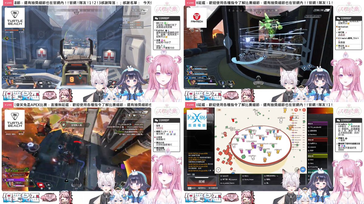 【#APEX #傻笑兔盃 Vtuber場🔫分數排名與心得✨】
首先要謝謝這麼多V朋朋願意報名參加🙏
我們都是第一次辦比賽
希望這樣特別的賽制讓你們都玩得開心😆

不管是一直狂念提醒自己要選對角色
只能拿R301、⭕️能幹嘛、❌不能幹嘛
在奇怪的空間架電網，腳滑蘿芭忘記自己能Q回樓上🫠