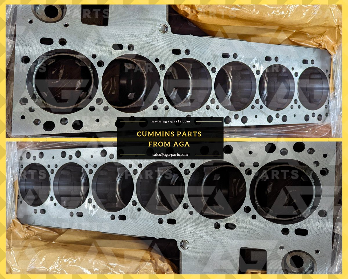 AGA_Parts's tweet image. aga-parts.com
🔴 The Genuine #Cummins 5293409 Engine Cylinder Block

This high-quality #cylinderblock serves as the structural foundation of Cummins engines, providing secure mounting for the crankshaft, cylinder liners, and main oil galleries.

🚛 Engine compatibility: