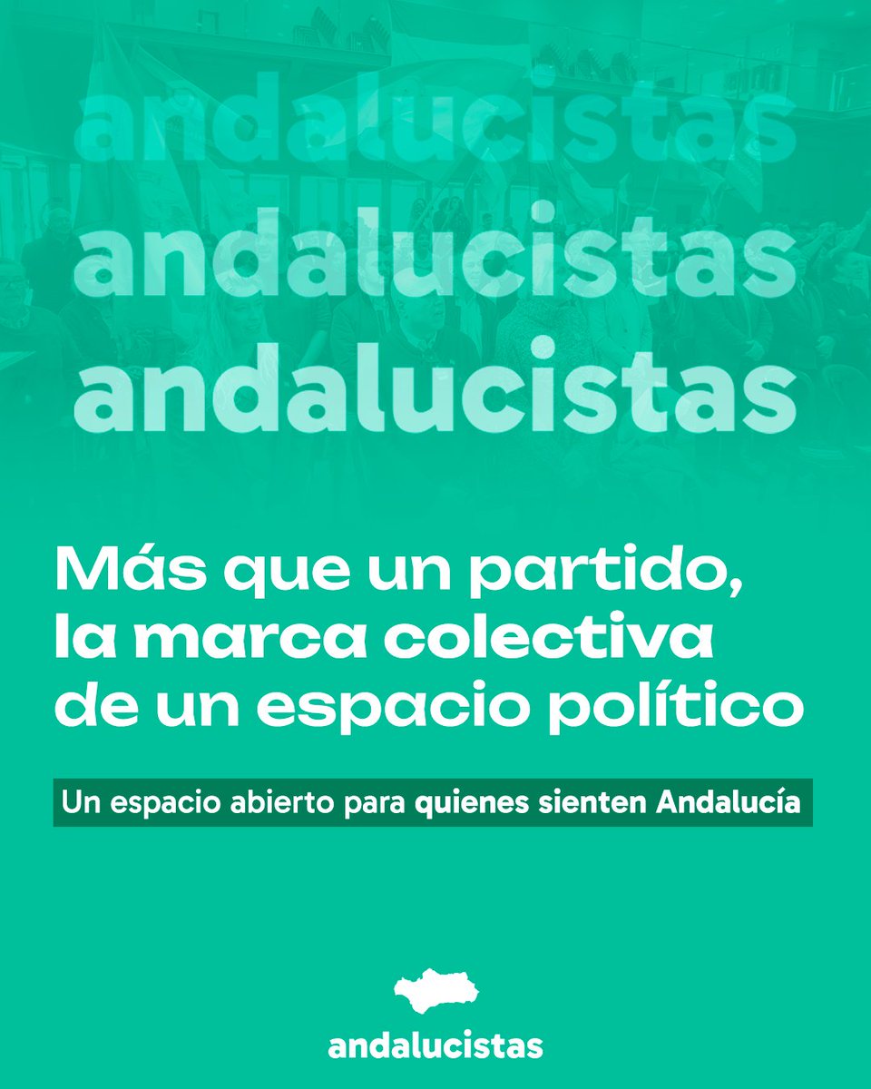 andalucistasAND's tweet photo. 💚 Andalucía necesitaba una fuerza que la pusiera en el centro.

Andalucistas nace para eso. Para construir una alternativa útil, con ambición de cambiar Andalucía 💪

🗳️ Este 17M, es el momento de dar el paso.

@crivasreina

#andalucistas #andalucismo #Andalucía https://t.co/RvAkoCsikK